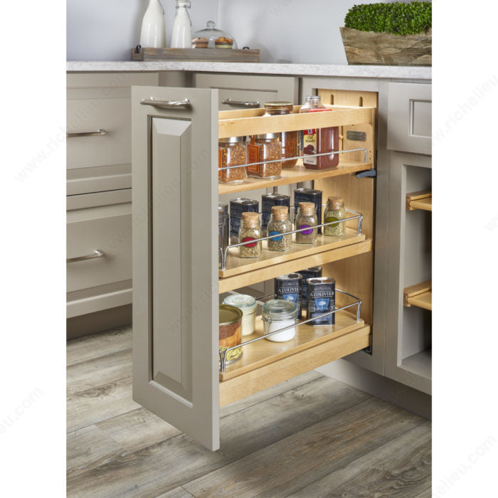 Owneed Armoire Carrousel 2 Étages 270° Cuisine - Étagères Pivotantes Angle