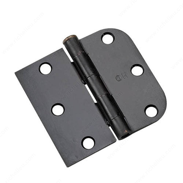 Penture à mortaiser noire de 3-1/2'', boite de 2 unités main image 0