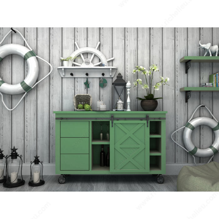 Système coulissant Arrow pour mini-porte de grange