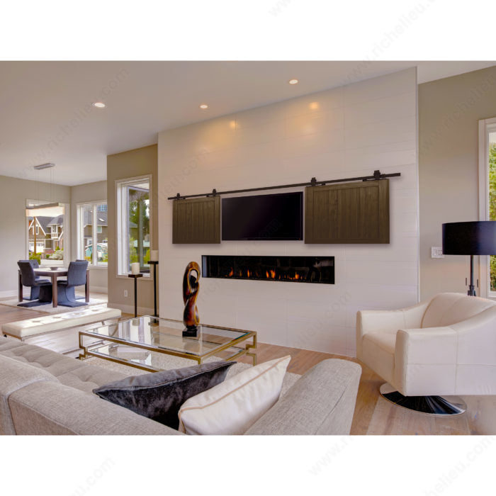 Système coulissant Luna pour mini-porte de grange