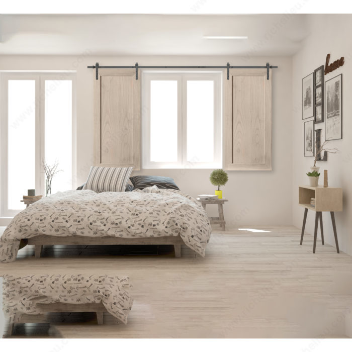 Système coulissant Strass pour mini-porte de grange