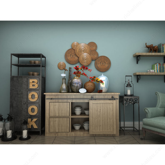 Système coulissant Luna pour mini-porte de grange