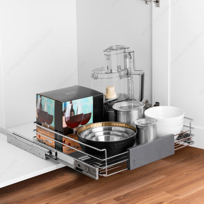 Tiroir coulissant de rangement de l'armoire de cuisine domestique en fil  métallique Accessoires de meubles de panier - Chine Accessoires de meubles  et accessoires ménagers prix