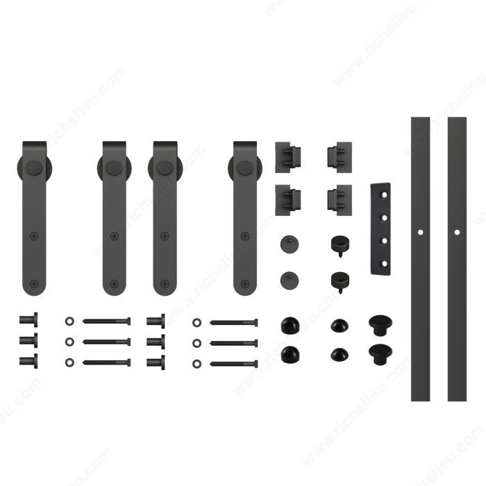 Système coulissant Strass pour mini-porte de grange