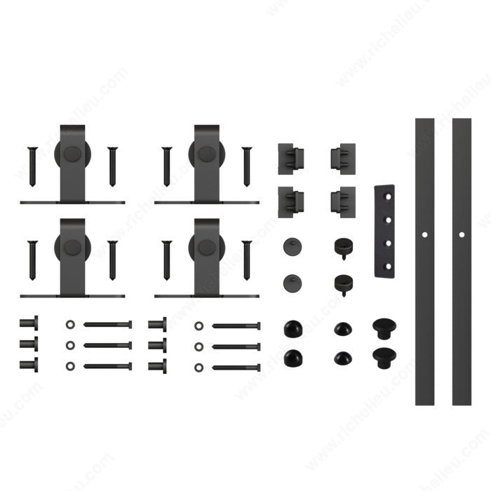 Système coulissant Luna pour mini-porte de grange