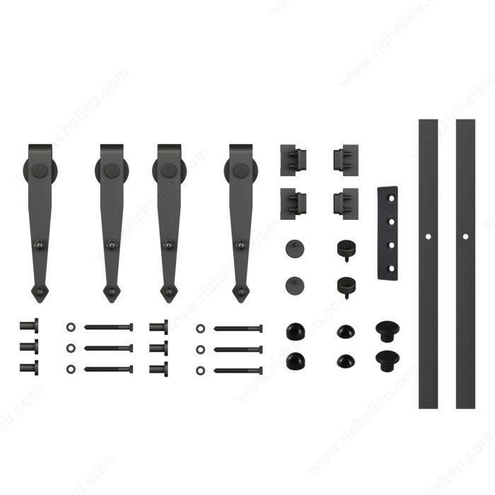 Système coulissant Arrow pour mini-porte de grange