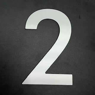 Numéro civique autocollant - Blanc