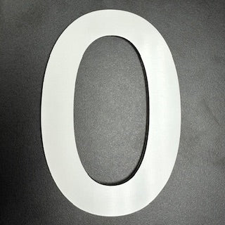 Numéro civique autocollant - Blanc