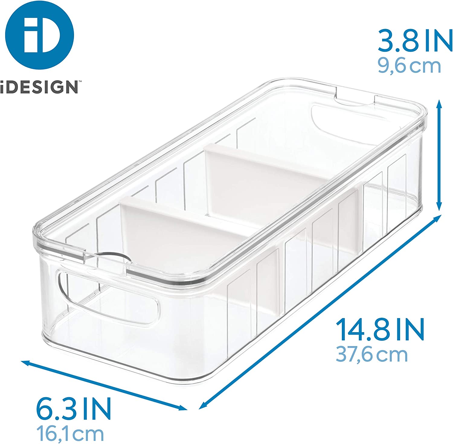 InterDesign Bac de rangement frigo profond en acrylique 8x4cm - Comparer  avec